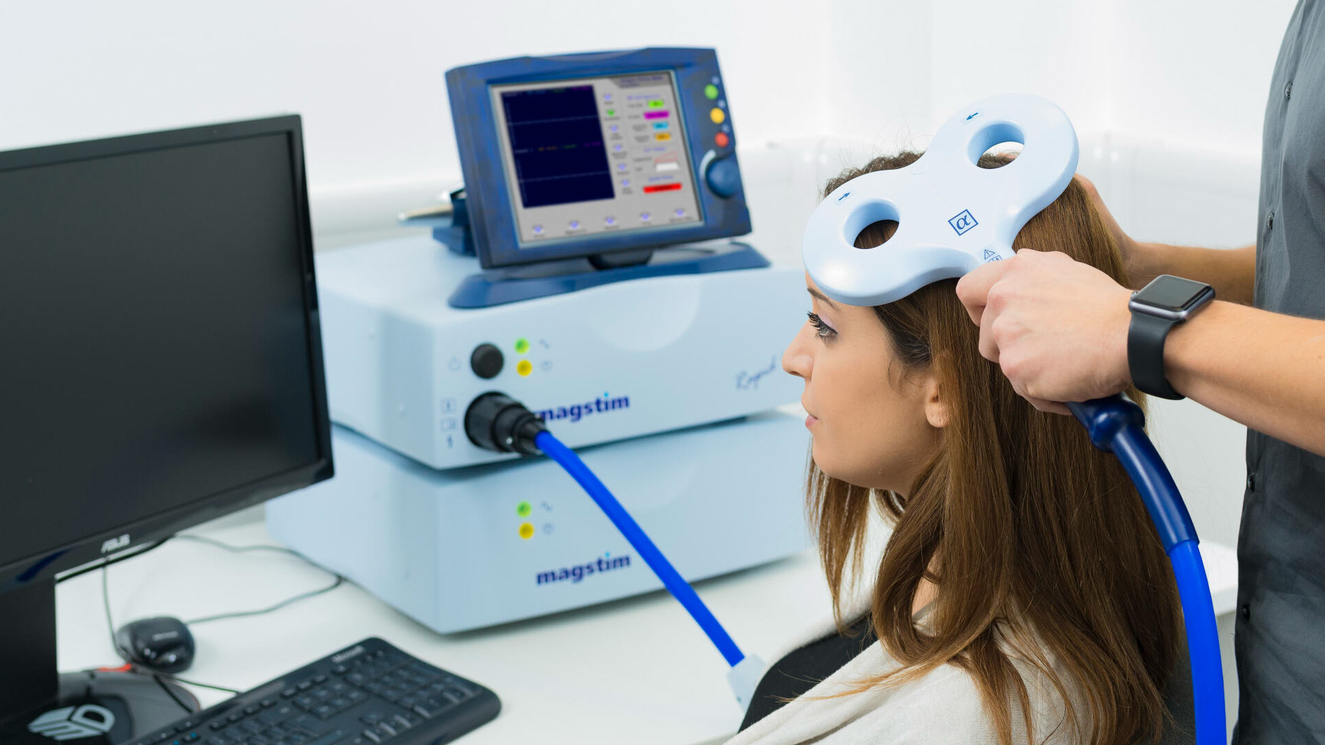 Low-frequency repetitive transcranial magnetic stimulation (rTMS) over the right dorsolateral prefrontal cortex (DLPFC) in generalized anxiety disorder (GAD)